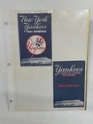 Vintage New York Yankees Official Pocket Schedules - 70s and 80s