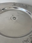 Vintage Forged Aluminum Rotating Lazy Susan Serving Tray Flowers 16” Hammercraft — photo 4