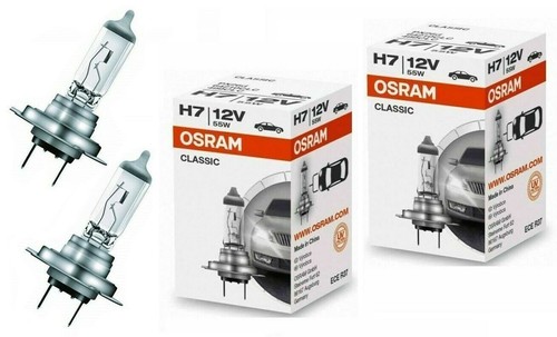 2x Autolampe H7 Classic 64210 Osram Lampe 12V 55W Glühlampe Birne 64210CLC Set  - Bild 1 von 10