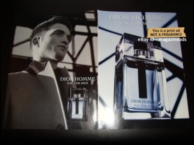 DIOR Fragrances 4-Page Magazine PRINT AD 2014 ROBERT PATTINSON handsome man