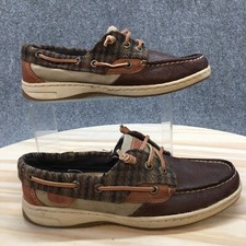 Sperry Top Sider Boat Shoes Womens 6 M Casual Memory Foam Flats STS97581 Brown