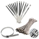 Marine Grade Stainless Steel Cable Ties Zip Wrap Heat Resistant