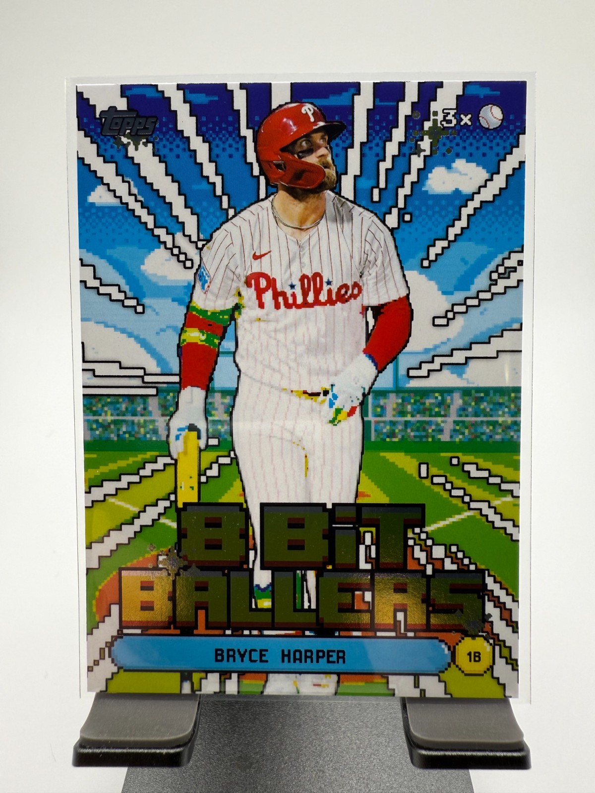 2026 Topps Series 1 Celebration - 8-Bit Ballers Bryce Harper #8B-11