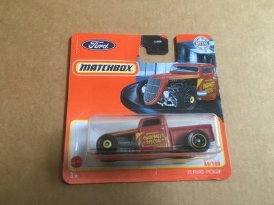 Matchbox 2020 MB 85/100 '35 Ford Pickup mattrot Blister (leicht wellig)
