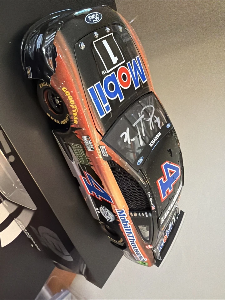 Kevin Harvick 2020 Mobil 1/24 Scale Autographed Car - Image 2 of 2