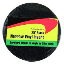 11235 25 foot Narrow Vinyl Insert Black
