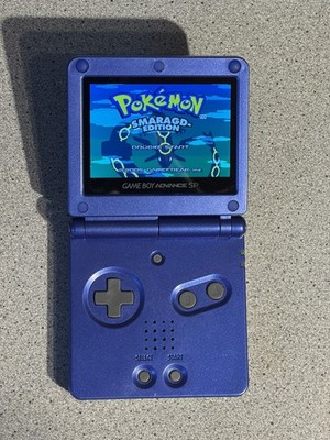 Nintendo GameBoy Advance SP | IPS V5 LCD | AGS-101 | Kobalt Blau | Blue | GBA SP