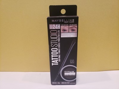 Maybelline ~ Tattoo Studio Brow Pomade ~ #380 Deep Brown ~ .106 oz~NIB