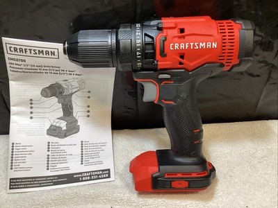 NEW CRAFTSMAN V20 Cordless Drill/Driver 1/2 inch CMCD700 Tool Only