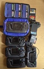 5 x Sega Game Gear Lot Spares / Repair! 10 Games, mains adapter and TV Tuner.