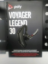 Poly Voyager Legend 30 Bluetooth Headset Discreet Boom Noise Cancelling - Black