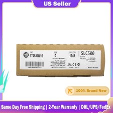 New Factory Sealed AB 1746-OW16 SLC 500 SerD Output Module US Free Tax
