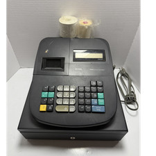 Royal 500DX Cash Register Drawer Tested Works No Key Missing Paper Holder