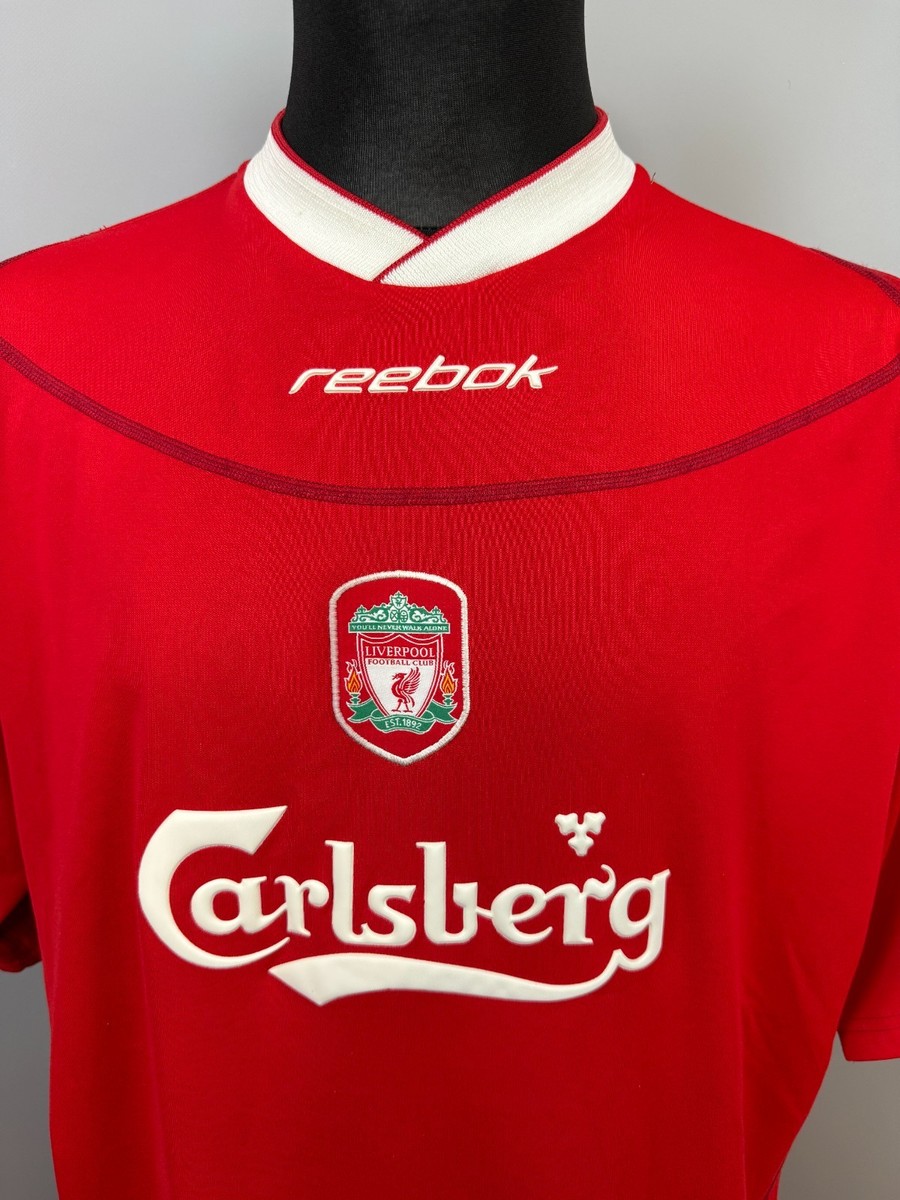 LIVERPOOL 2002 2004 HOME SHIRT FOOTBALL SOCCER JERSEY REEBOK MENS