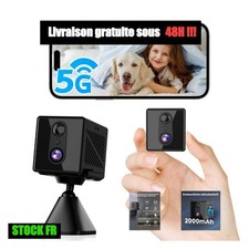 Mini caméra de surveillance Wi-Fi 5 GHz 4K intérieure aidowocam