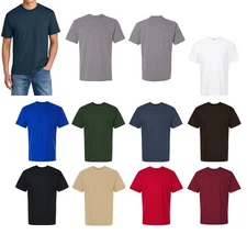 MEN'S 7 oz., HEAVYWEIGHT T-SHIRT, SHORT SLEEVE, BOXY, OVERSIZED COMFY FIT, S-3XL