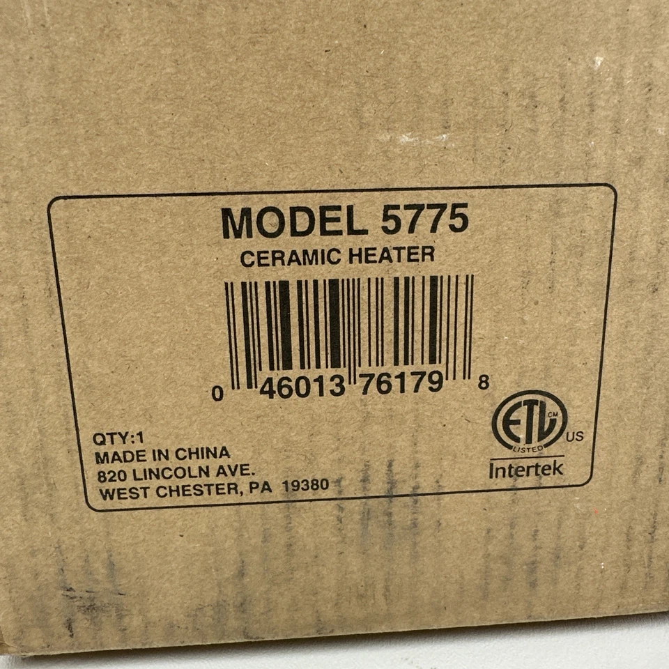 Lasko Tower 23" 1500 vatios eléctrico de cerámica oscilante calentador de espacio blanco 5775 Foto 3 de 3