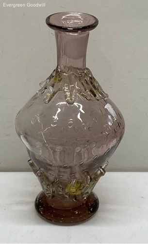 Vintage Island of Murano Venetion Hand Blown Art Glass Vase