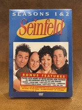 Seinfeld Seasons 1 and 2 DVD, 2004, 4-Disc Set BRAND NEW SEALED - SHIPS FAST