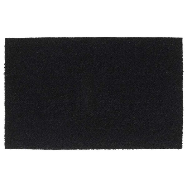 FußMatte Schwarz 50X80 Cm Kokosfaser Getuftet-image