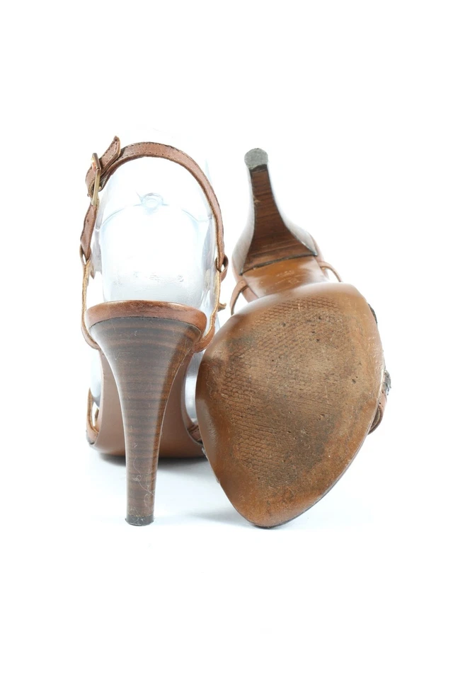 VIC MATIE Sandalias de tacón alto Mujeres Sandalias de tacón Talla EU 37.5 - Imagen 2 de 4