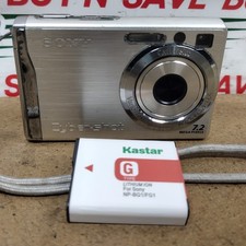 Sony Cyber-shot DSC-W80 Digital Camera 7.2 MP w/Battry - No Chrgr/SD Card - USED