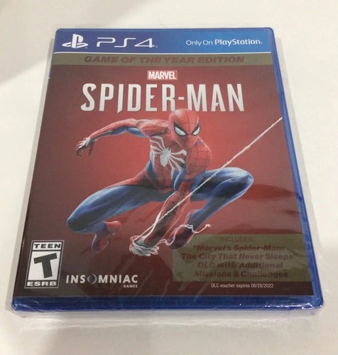 Marvel's Spider-Man Game of the Year Edition PS4 Playstation 4 Brand New Sealed