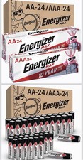 Energizer AA and AAA Batteries 48 Count 24 Max Double A and 24 Max Triple A
