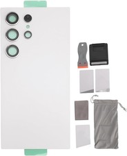 Rear Back Glass Door Cover Replacement for S24 Ultra Phone Back Cover Glass