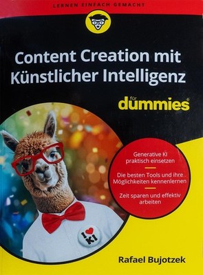 Rafael Bujotzek Content Creation mit Künstlicher Intelligenz, sehr guter Zustand