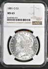 1881-O MORGAN SILVER DOLLAR WOW TAKE A L@@K WOW NICE STRIKE BLAZER !!!