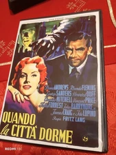 Quando La Città Dorme DVD Sinister Video Fritz Lang Italiano Fuori Catalogo 