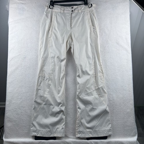 Columbia Womens Omni-Tech Convert Snowboard Ski Pants Off White Sz XS Waterproof