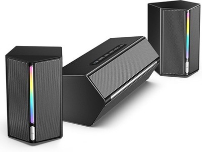 FIFINE Computer Speakers System with Subwoofer Gaming Speaker RGB for PC