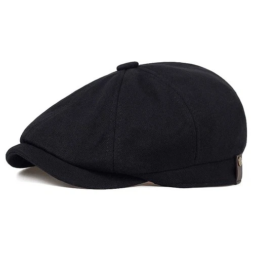 Vintage Newsboy Cap Gatsby Hat Classic 8 Panel Flat Ivy Cabbie Driver Cap video thumbnail