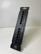 Leviton T568B 12 Port CAT 5e GigaMax 5e CAT-5G596-U89 Patch Panel Black