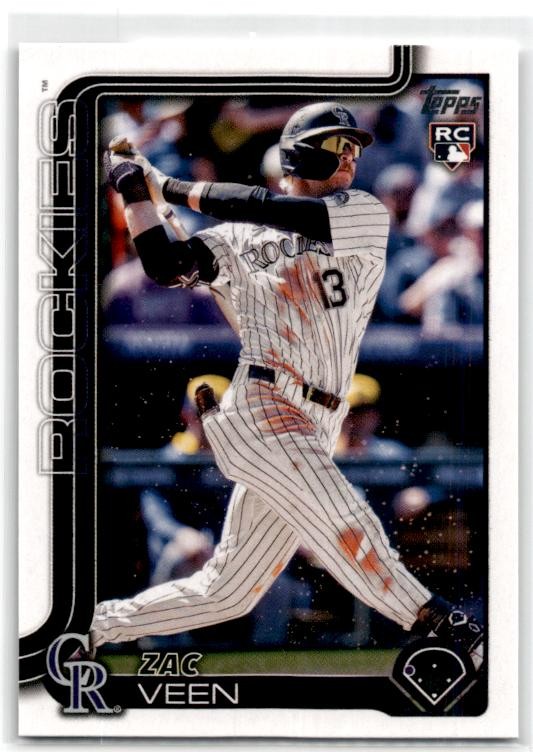 2025 Topps Update #US286 Zac Veen Colorado Rockies