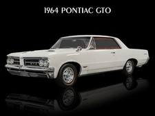 1964 Pontiac GTO - Original Look - NEW METAL SIGN: 9x12" Ships Free