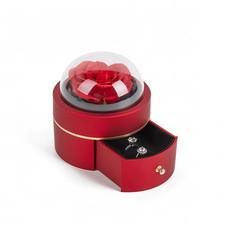 Valentine Jewelry Box Rose Magnetic Pendant Proposal Wedding Gift Box