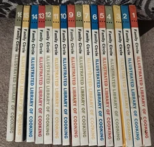 Family Circle Illustrated Library of Cooking Volumes 1-16 Complete Set 1972