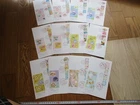 Japan Stamp First Day Cover Traditional Japanese Design Series 12 Covers