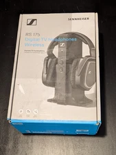 Sennheiser RS175 Digital TV wireless headphones Hi-Fi Quality Cinema Sound NIB