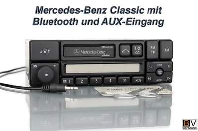 Radio Mercedes-Benz classic BT AUX & Bluetooth Becker BE1150 W124 W202 W463 R170 - Bild 1 von 4