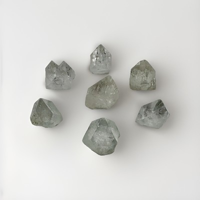 Crystal Clear Apophyllite Points For Grids From India