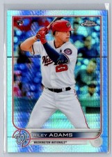 2022 Topps Chrome #103 Riley Adams Prism Refractor