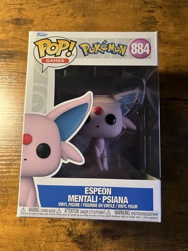 Funko Pop! Games Pokemon Espeon #884 Vinyl Figure Box Damage