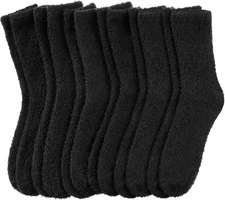 Mens Fuzzy Slipper Socks Super Soft Cozy Fluffy Winter Warm Sleeping Socks