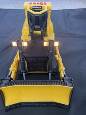 1995 Caterpillar Front Plow and Rear Digger by Toy State International NIP RARE