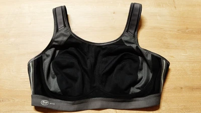 Anita Active Extreme Control Plus Sport BH 80G Schwarz Grau Neu ohne Etikett #m1 - Bild 1 von 4