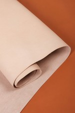 Cream Poudre Full Grain Cowhide Leather, 0.8-1.2mm 2-3oz Soft Genuine Leather